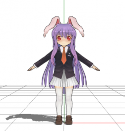 Q版铃仙  MMD模型下载