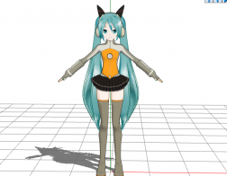 （初音）Latmiku_HB  MMD模型下载