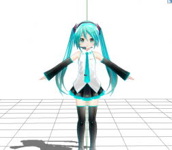 （初音）Chibi Appearance Miku Ver1.3  MMD模型下载